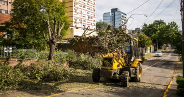 Diversos serviços foram realizados no quadrante mais movimentado da cidade.