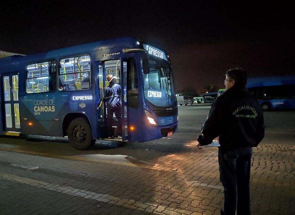 Frota de ônibus de Canoas passa por nova fiscalização