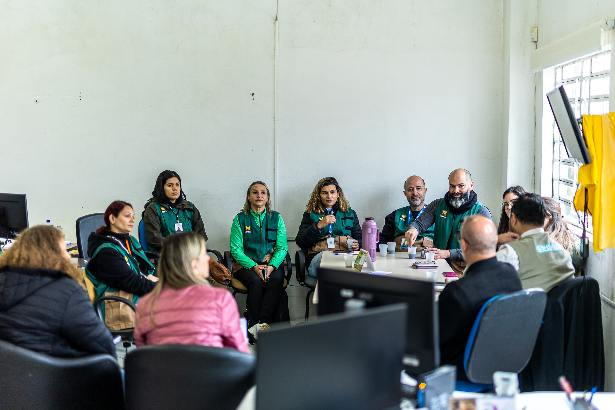 Reunião entre representantes do Ministério, da Força Nacional do SUAS e da Secretaria de Assistência Social ocorreu nesta quinta-feira (16)